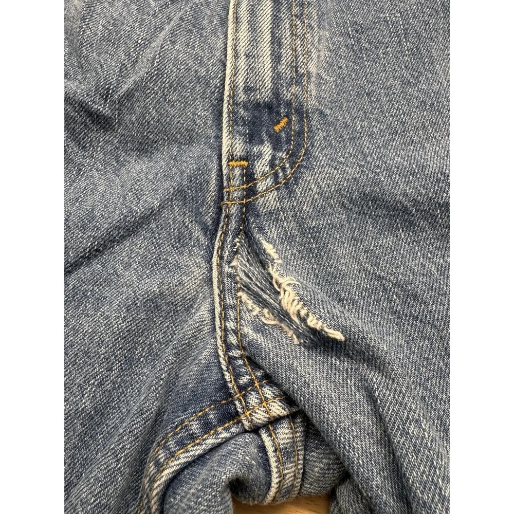 Levi's‎ 550 Jeans Vintage Y2K Relaxed Fit Thrashed Distressed Denim 42X32 *SEE